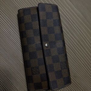 Louis Vuitton Brown Checkered Wallet